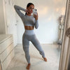 Seamless Knurled Top & Leggings Set