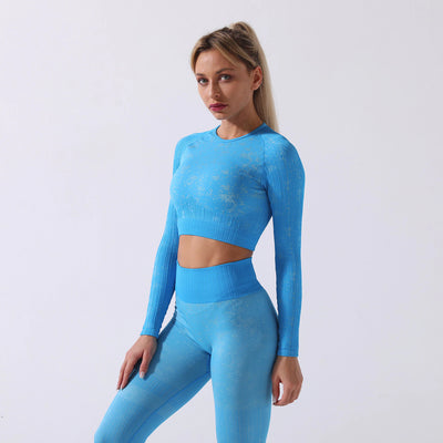 Seamless Knurled Top & Leggings Set