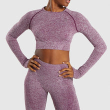 Long Sleeve Seamless Bra & Leggings Set