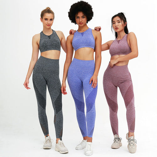 High Waist Seamless Bra & Leggings Set